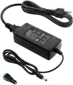 12 VDC 5A Power Supply with 2-Wire Connector
