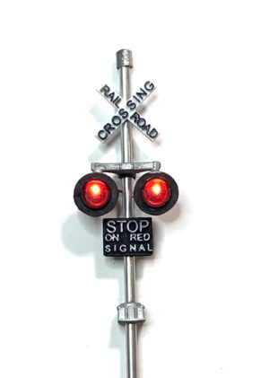 HO Scale Crossbuck Flasher