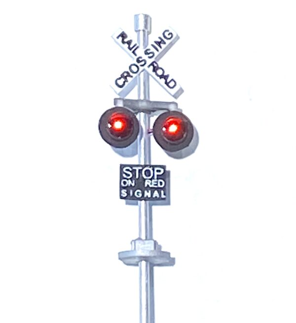 Model Train Crossbuck N Scale Crossbuck Flasher - Signaling, Lighting & Animation