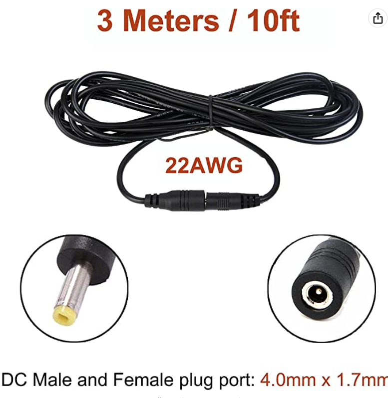 Solar Power Cable Extension #2 (4x1.7mm) - Signaling, Lighting
