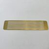 N Brass (“floating brass”)  1mm  Axle pickup Strips (7 per strip)